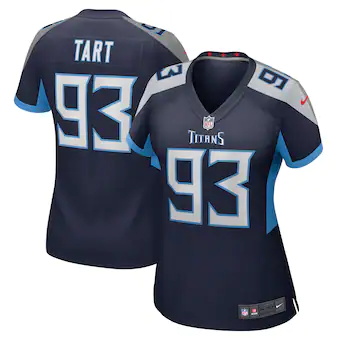 womens nike teair tart navy tennessee titans game player je